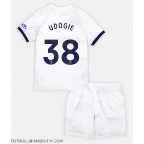 Tottenham Hotspur Destiny Udogie #38 Replika Hemmatröja Barn 2023-24 Kortärmad (+ Korta byxor)